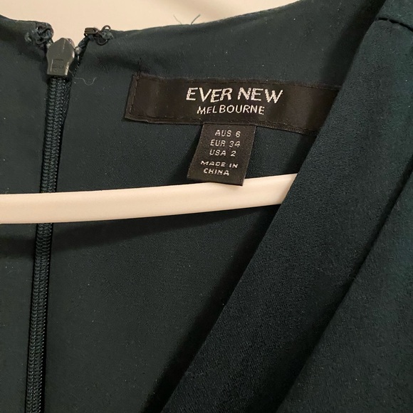 Ever New Forest Green Satin Midi Dress - Picture 3 of 3